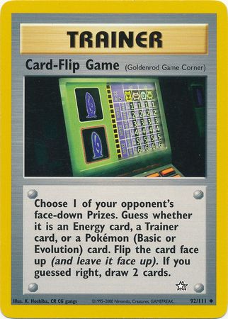 Card-Flip Game (92/111) [Neo Genesis Unlimited] | North of Exile Games