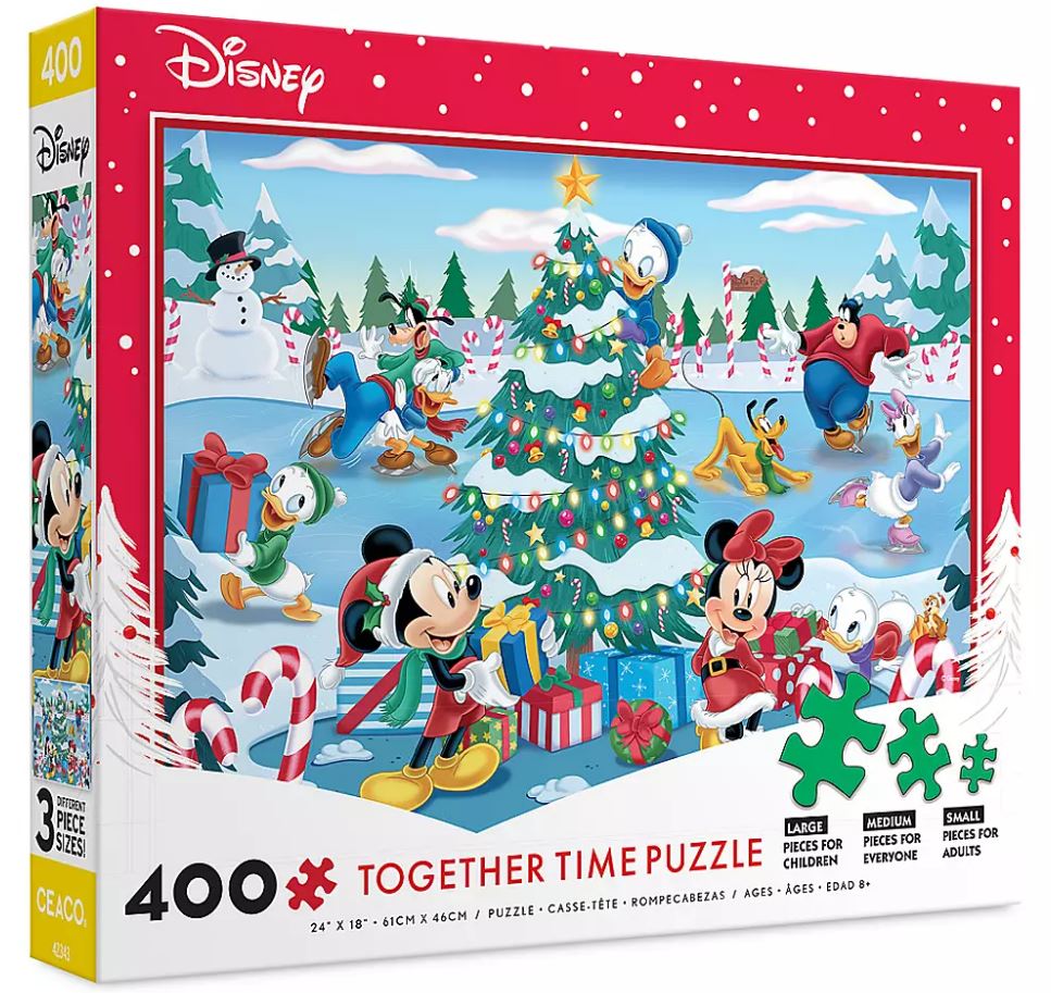 Puzzle: Disney 400pc Together Time - Holiday Tree | North of Exile Games