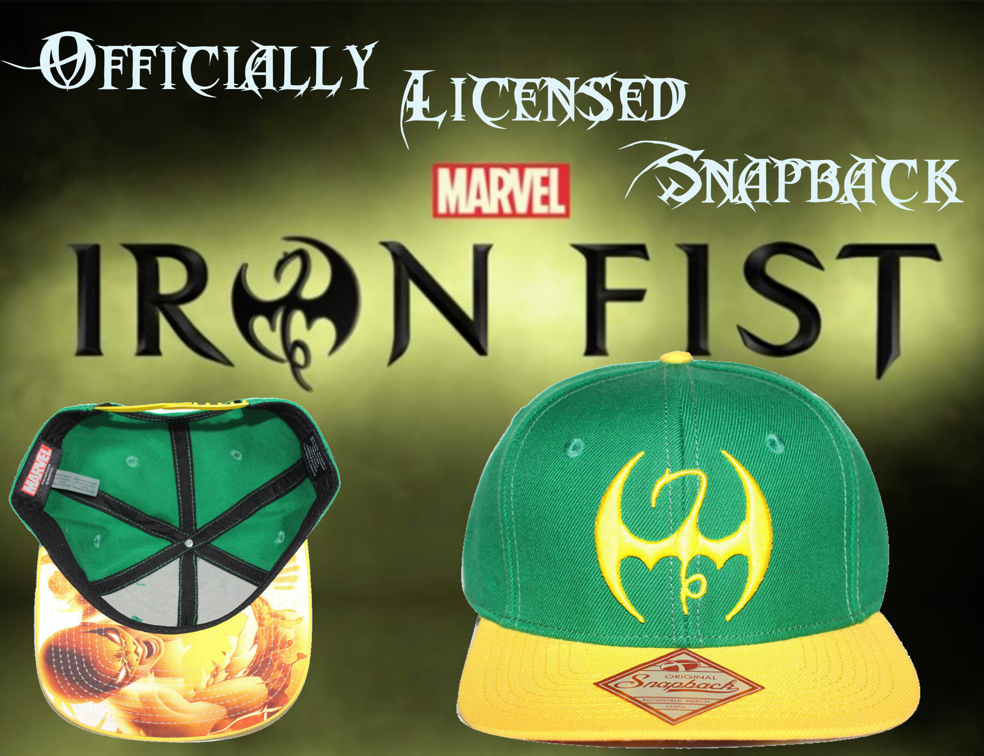 hat: Iron Fist Snapback Ball Cap | North of Exile Games