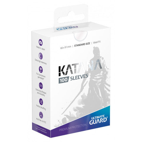 Ultimate Guard - Katana Sleeves - Standard Size - Transparent | North of Exile Games