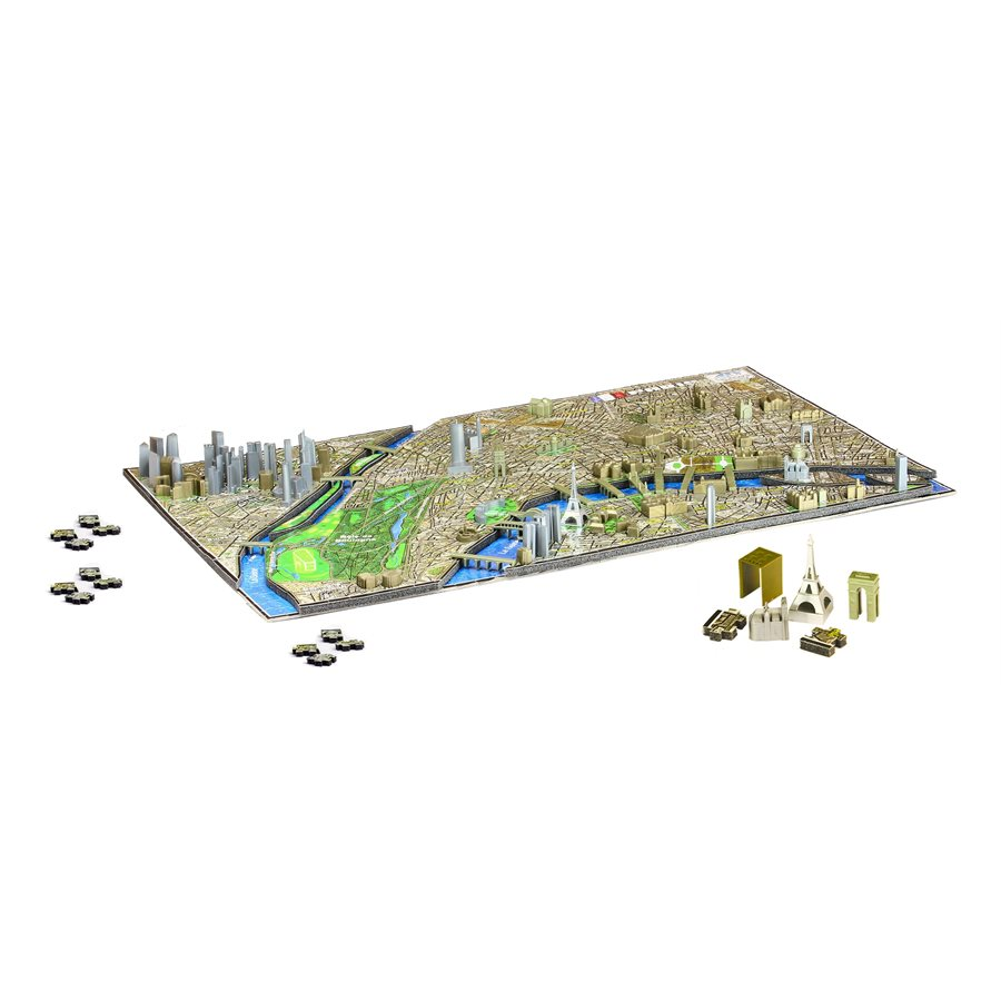Puzzle: 1100 pcs - Paris (4D Cityscape) | North of Exile Games