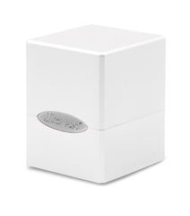 Ultra Pro Deck Box - Satin Cube Arctic White | North of Exile Games