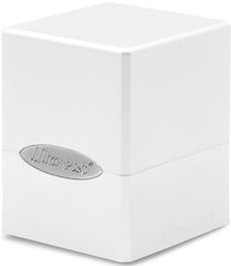 Ultra Pro Deck Box - Satin Cube Arctic White | North of Exile Games