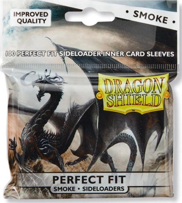 Dragon Shield Sleeves Perfect Fit Sideloader Smoke - Pack of 100