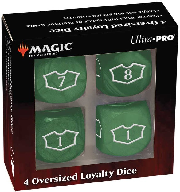 Dice: Ultra Pro  DELUXE LOYALTY Dice SET W/ 7-12 - FOREST Green | North of Exile Games