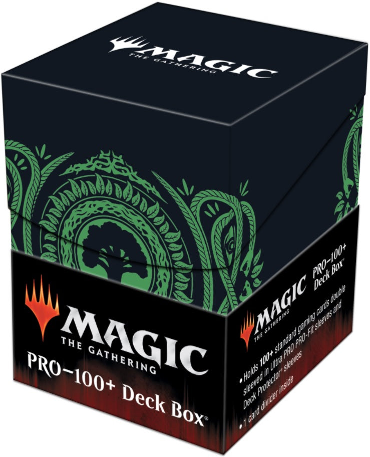 Pro-100+ Deck Box Green Mana Forest | North of Exile Games