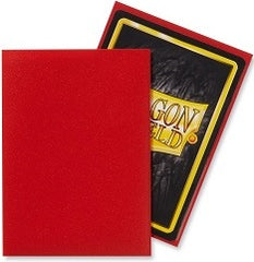 Dragon Shield Sleeves: Matte Crimson (Box Of 100) | North of Exile Games