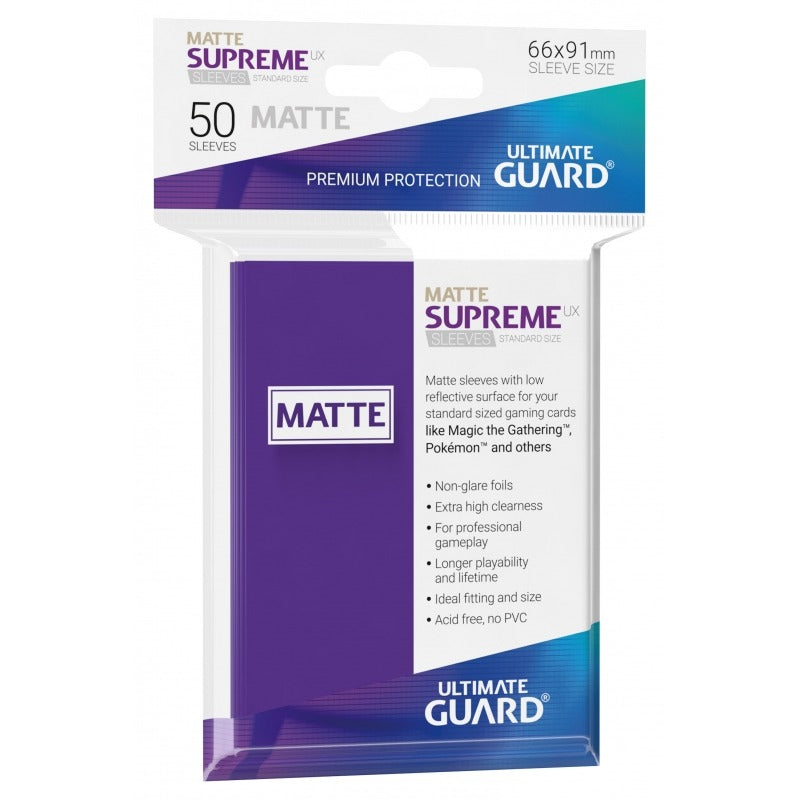 Ultimate Guard Matte Supreme UX sleeves - standard size | North of Exile Games